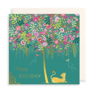 SAM168 Gift Card - Cat and Tree